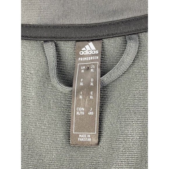 Men's adidas Tiro Track Jacket Charcoal Grey/Black Windbreaker Full Zipper sz XL - Picture 9 of 12